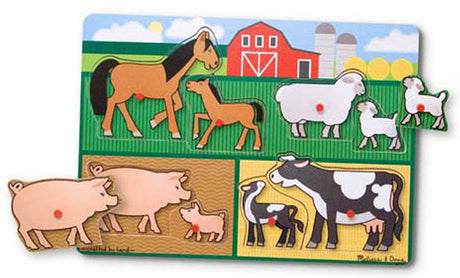 Farm Peg Puzzle - 8 Pieces