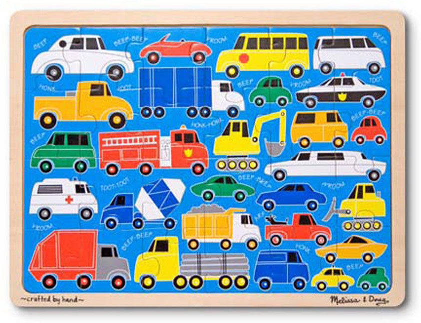 Beep Beep Wooden Jigsaw Puzzle - 24 Pieces