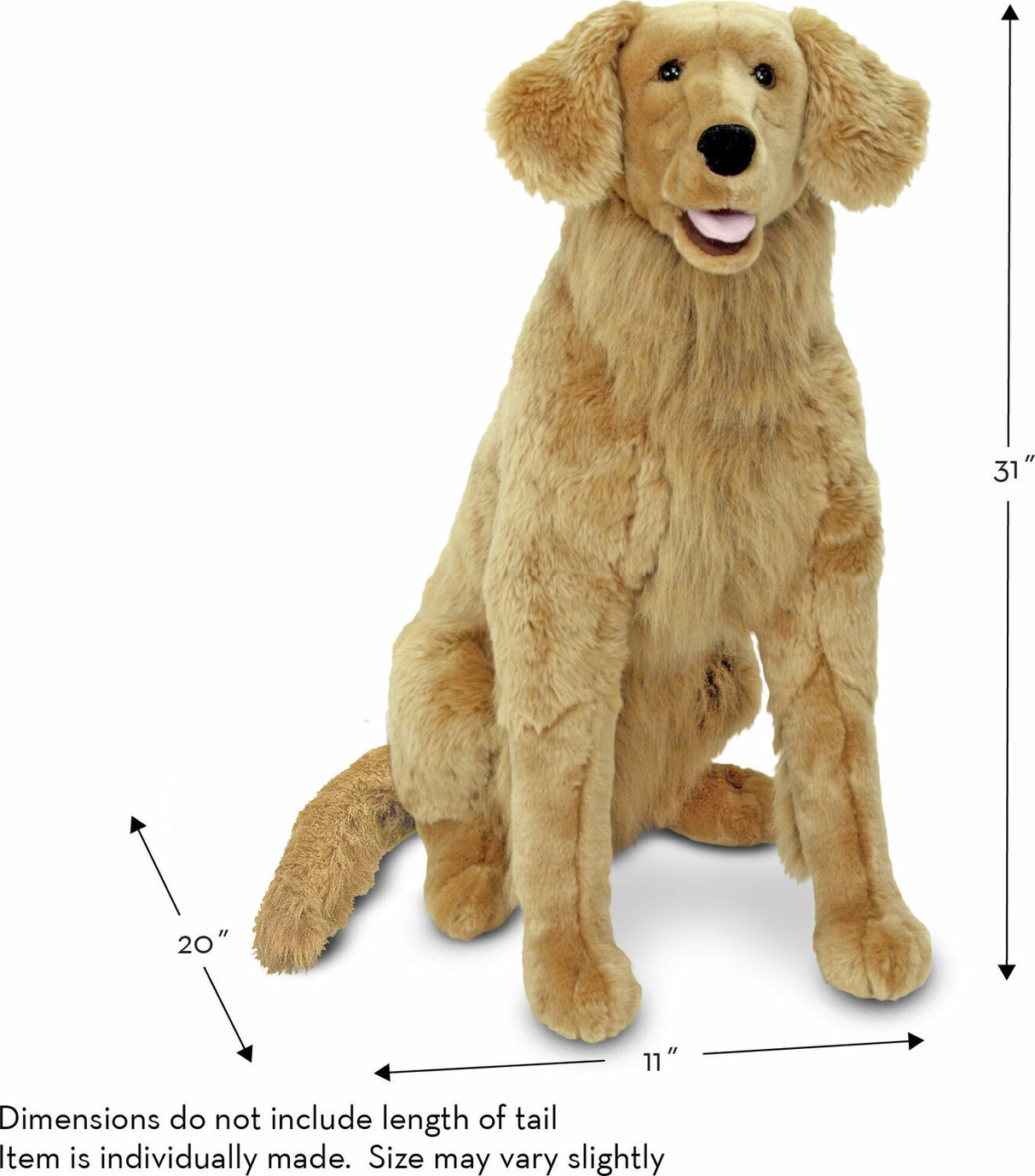 Golden Retriever Giant Dog Stuffed Animal