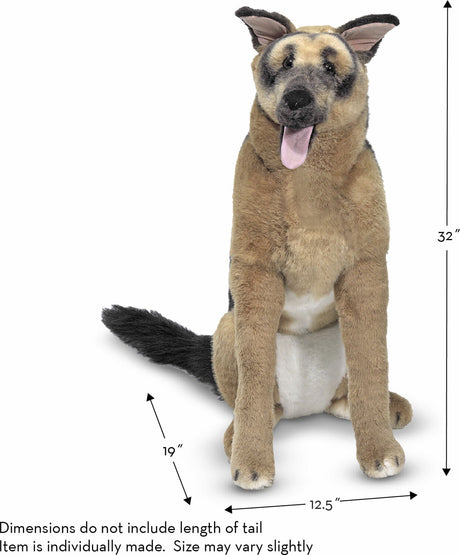 German Shepherd Giant Stuffed Animal