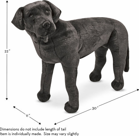 Black Lab Giant Stuffed Animal