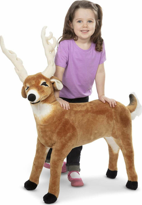 Lifelike Plush Deer