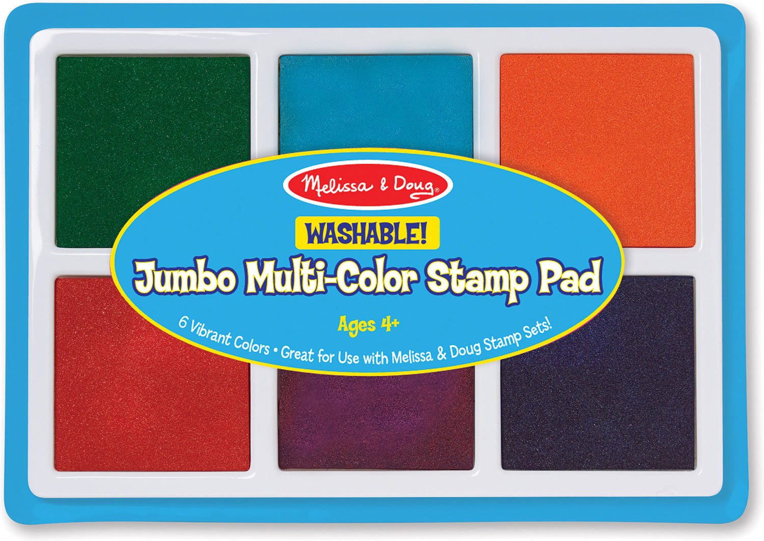 Jumbo Multi-Color Stamp Pad - Gingerbread House Toys