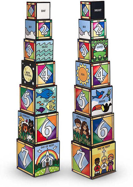 Days of Creation Stacking and Nesting Blocks