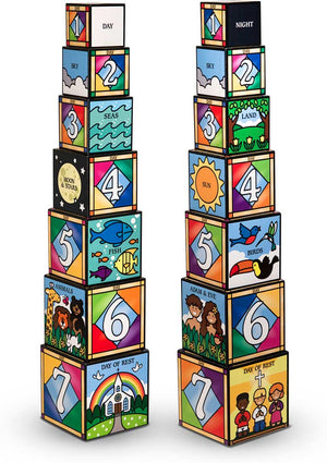 Days of Creation Stacking and Nesting Blocks