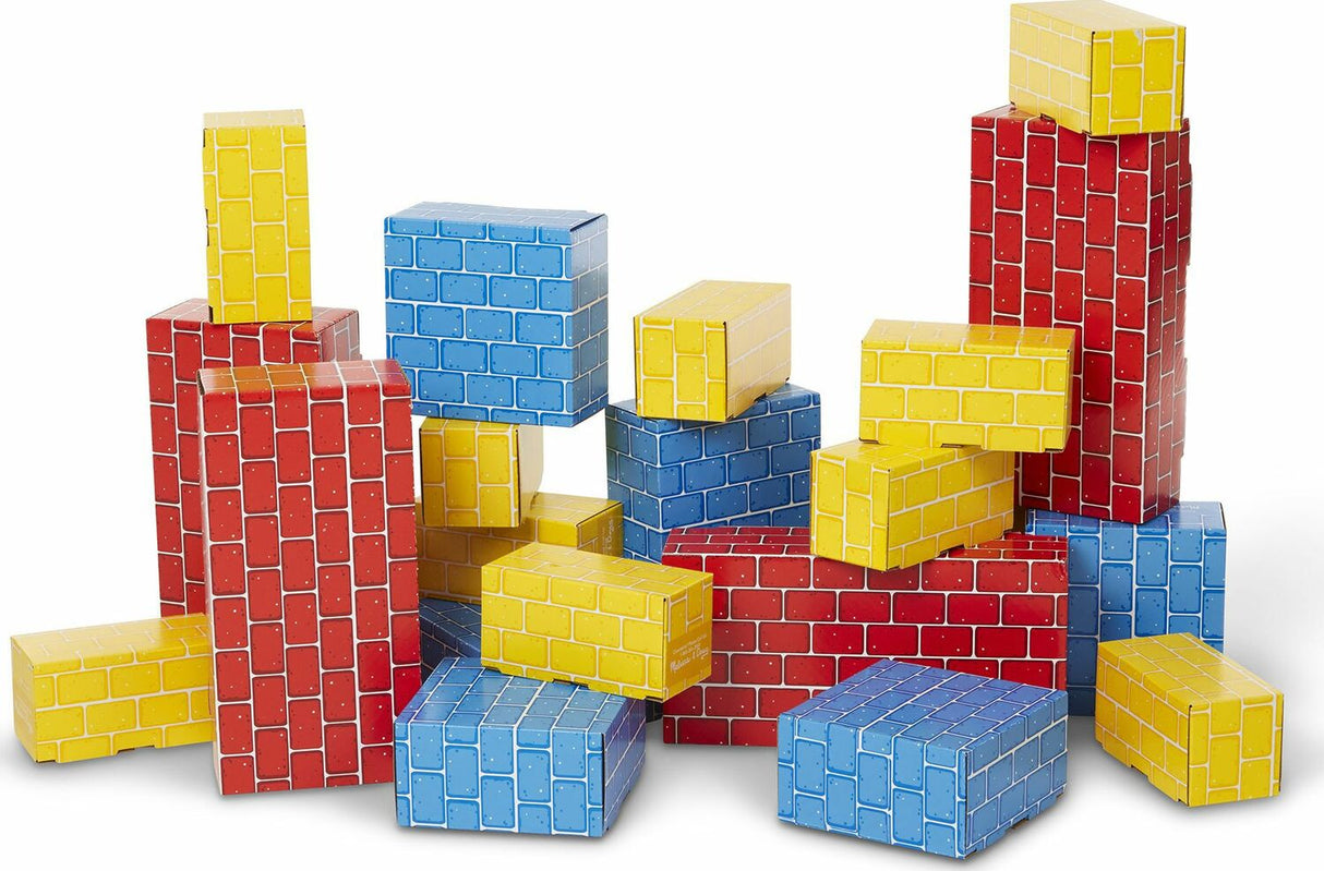 Jumbo Cardboard Blocks - 24 Pieces