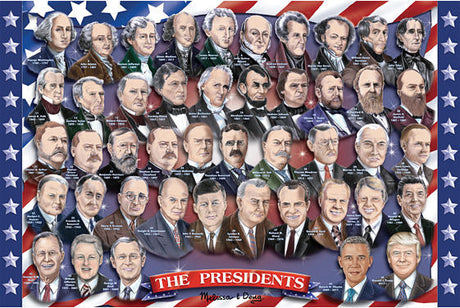 American Presidents Floor Puzzle - 100 pieces