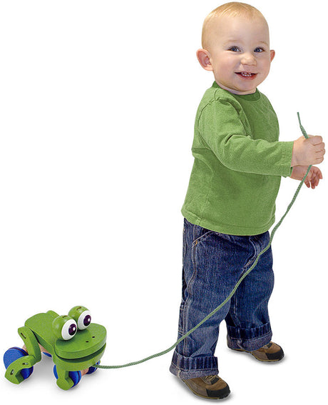 Frolicking Frog Pull Toy