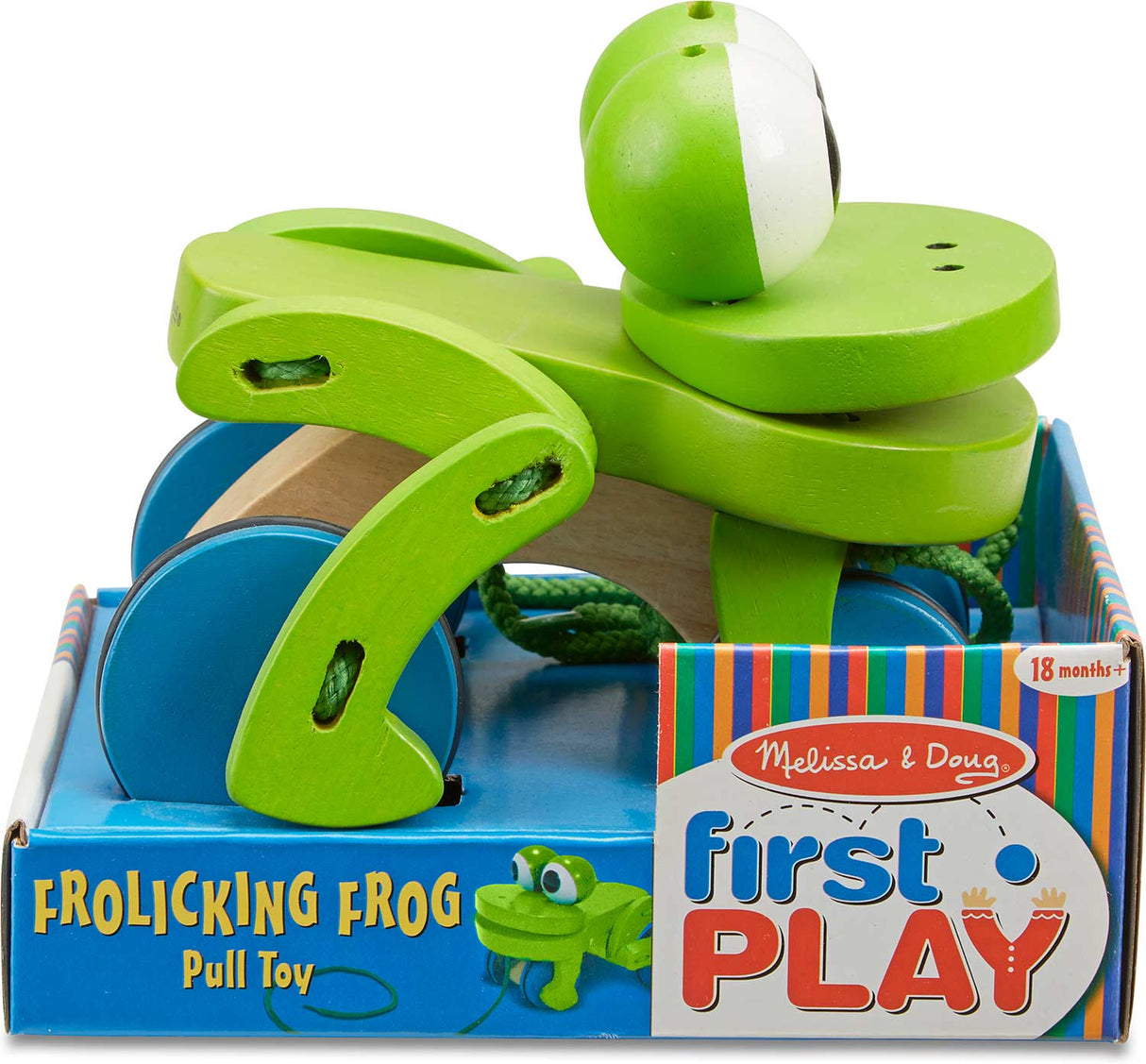 Frolicking Frog Pull Toy
