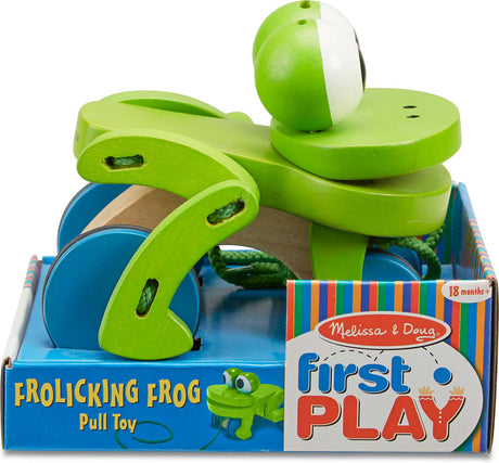 Frolicking Frog Pull Toy