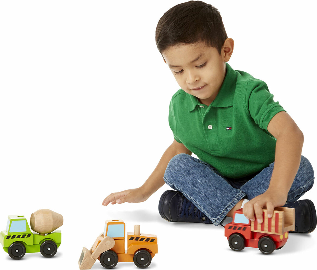 Stacking Construction Vehicles - Gingerbread House Toys