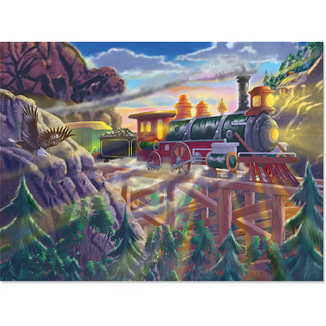 0200 PC Eagle Canyon Railway Cardboard Jigsaw