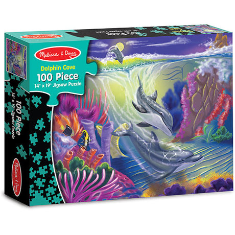 0100 PC Dolphin Cove Cardboard Jigsaw