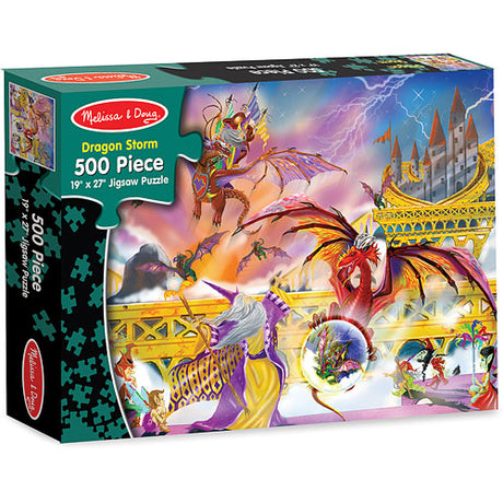 0500 PC Dragon Storm Cardboard Jigsaw