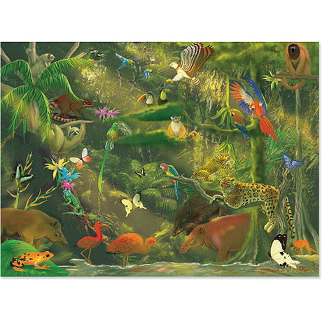 0500 PC Beneath the Canopy Cardboard Jigsaw