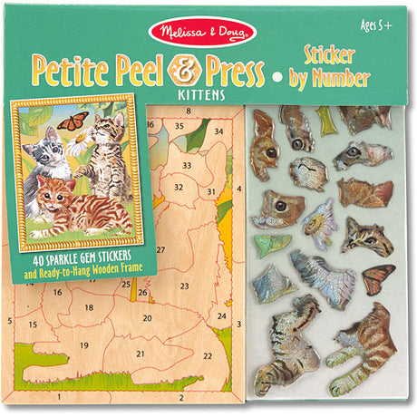 Petite Peel & Press Sticker by Number - Kittens