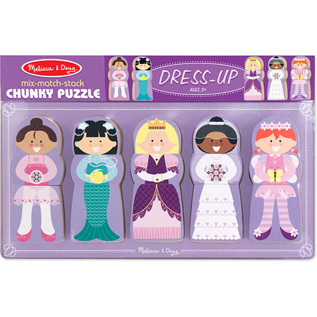 Mix-Match-Stack Chunky Puzzle-Dress Up
