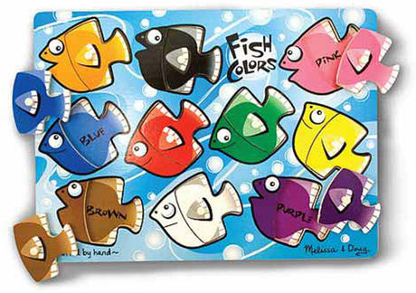 Fish Colors Mix 'n Match Peg Puzzle - 10 pieces