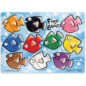 Fish Colors Mix 'n Match Peg Puzzle - 10 pieces