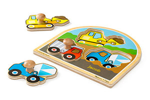Construction Site Jumbo Knob Puzzle - 3 pieces