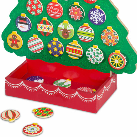 Countdown to Christmas Wooden Seasonal Calendar
