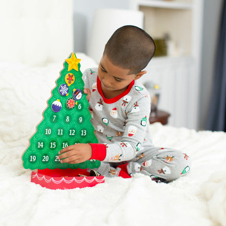 Countdown to Christmas Wooden Seasonal Calendar