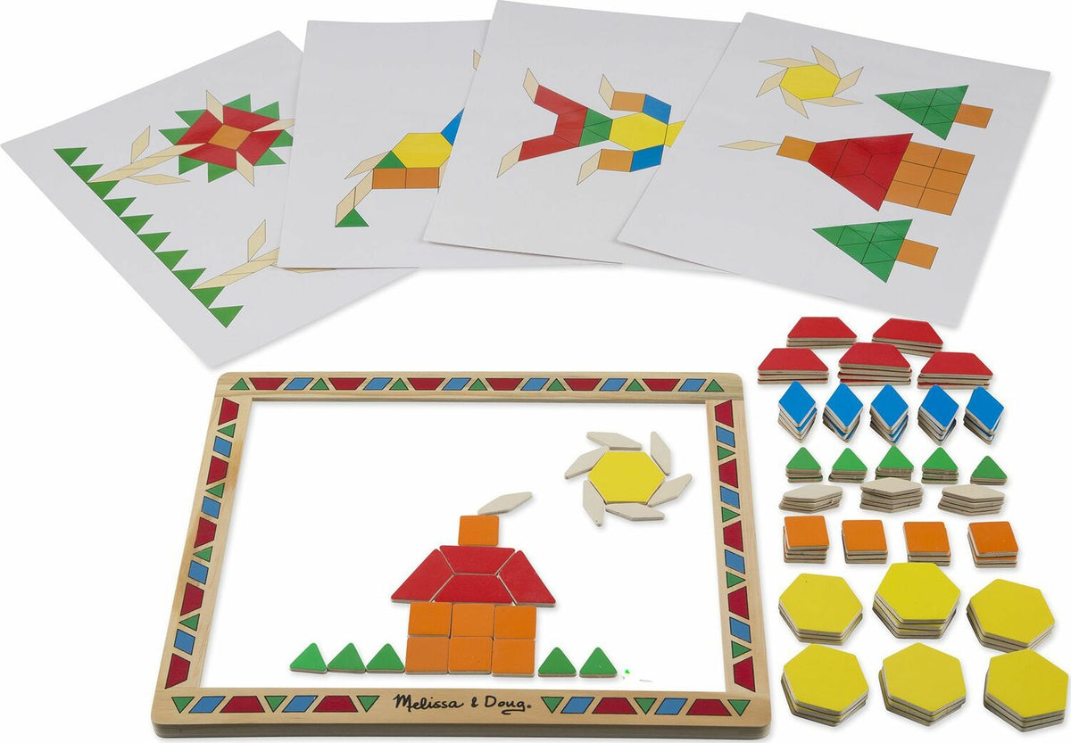 Magnetic Pattern Block Kit - Gingerbread House Toys