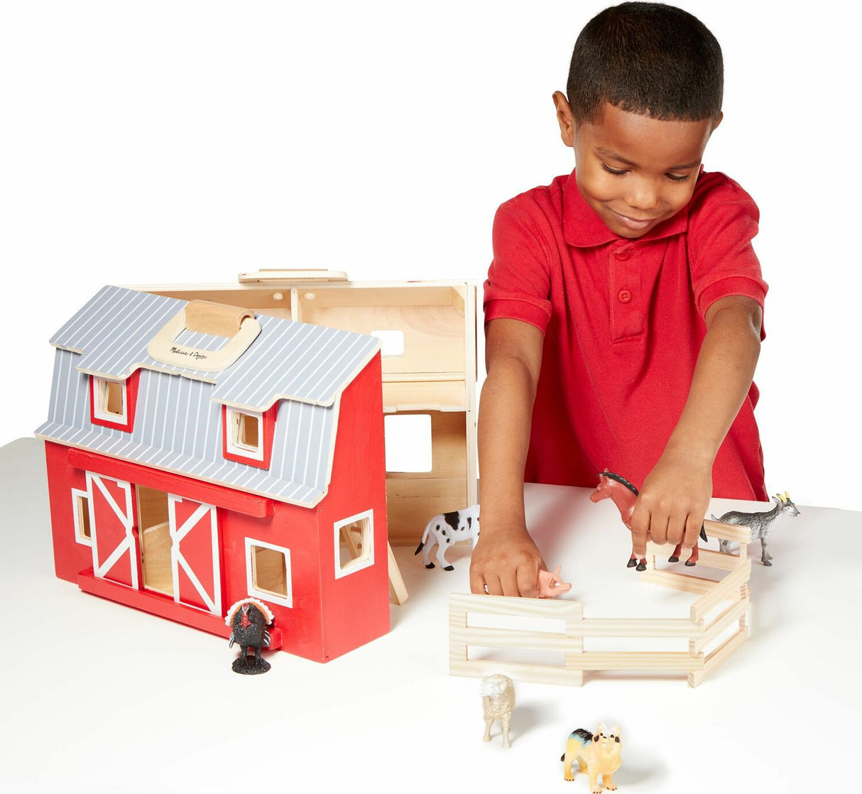 Wooden Fold & Go Barn