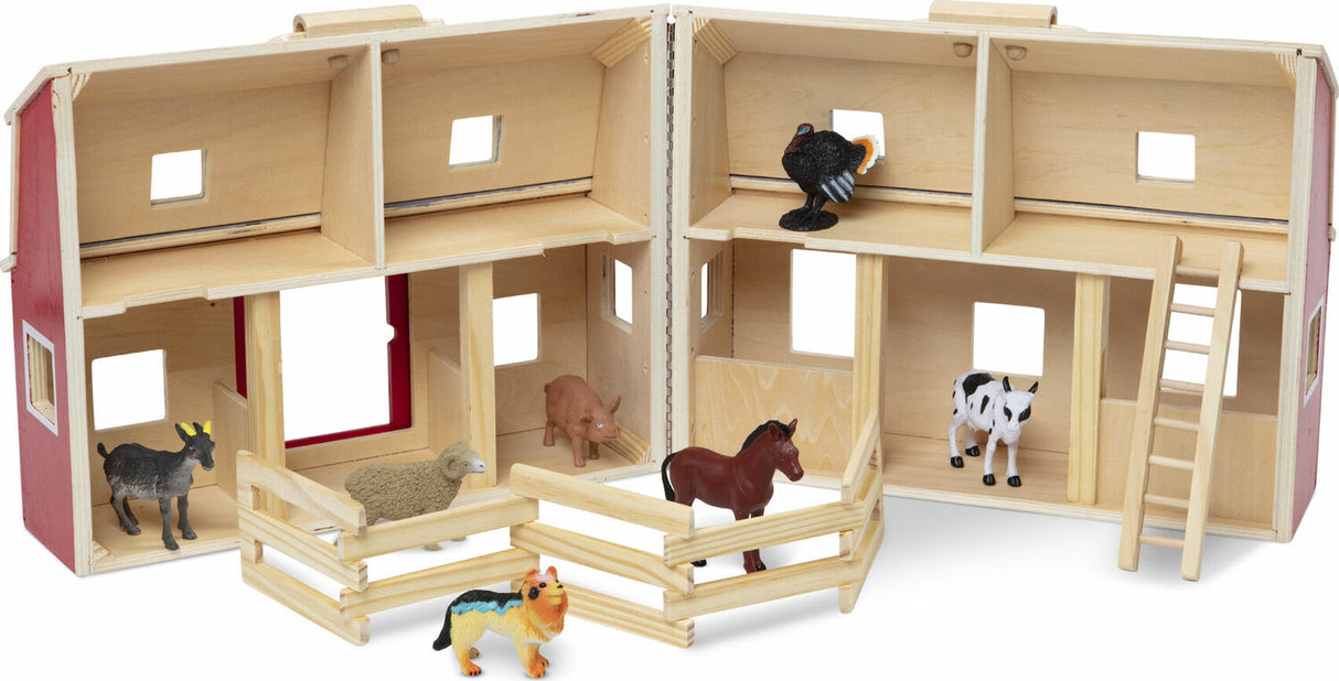 Wooden Fold & Go Barn