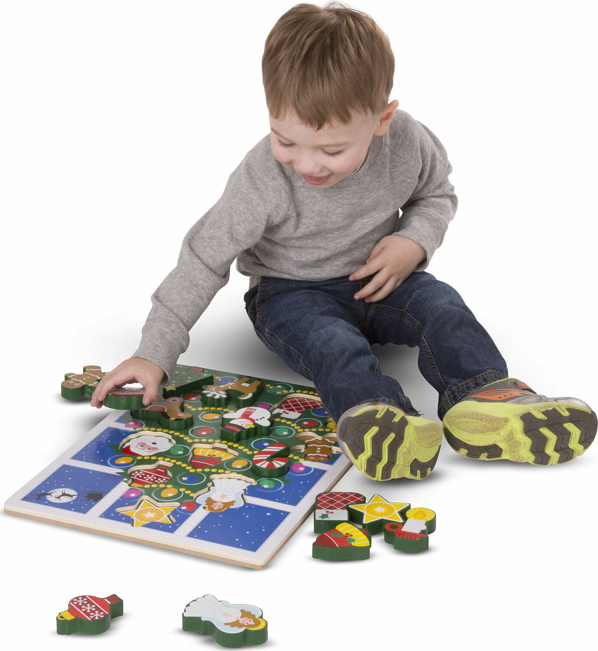 Christmas Tree Chunky Puzzle - 13 Pieces