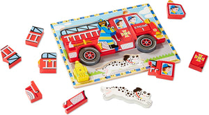 Fire Truck Chunky Puzzle - 18 Pieces