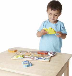 Construction Chunky Puzzle - 6 Pieces