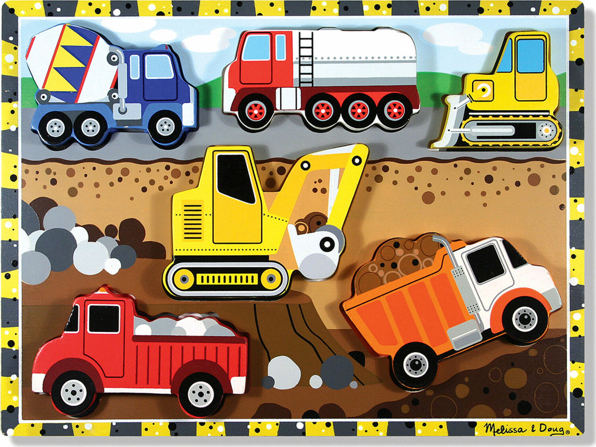 Construction Chunky Puzzle - 6 Pieces
