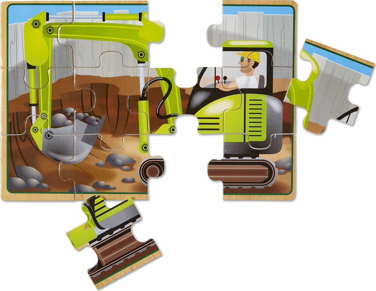 Construction Jigsaw Puzzles in a Box