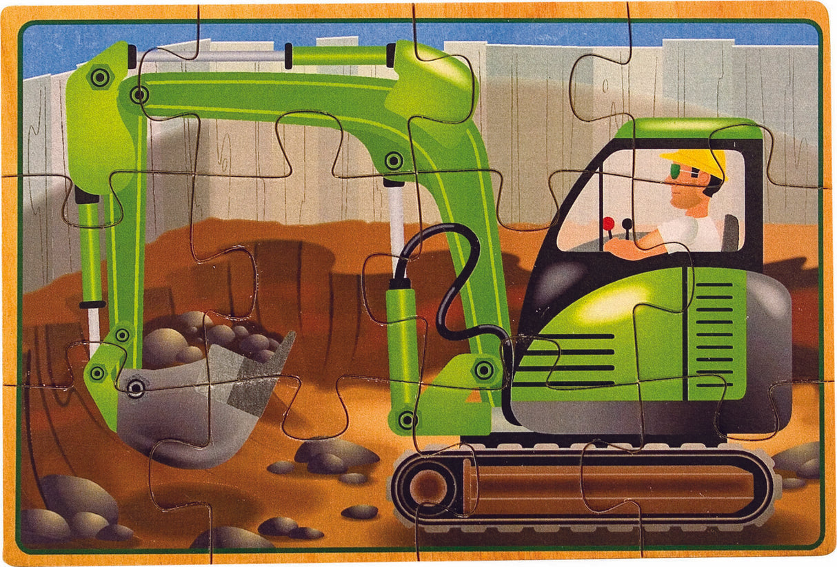 Construction Jigsaw Puzzles in a Box