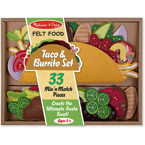 Felt Food Taco & Burrito Set
