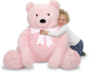 Jumbo Pink Teddy Bear - Plush