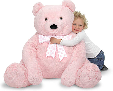 Jumbo Pink Teddy Bear - Plush