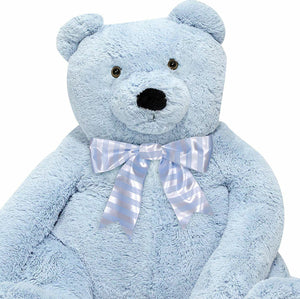 Jumbo Blue Teddy Bear - Plush