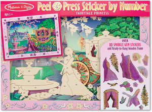 Peel & Press Sticker by Number - Fairytale Princess
