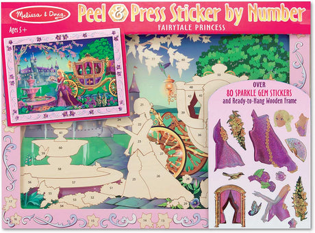 Peel & Press Sticker by Number - Fairytale Princess