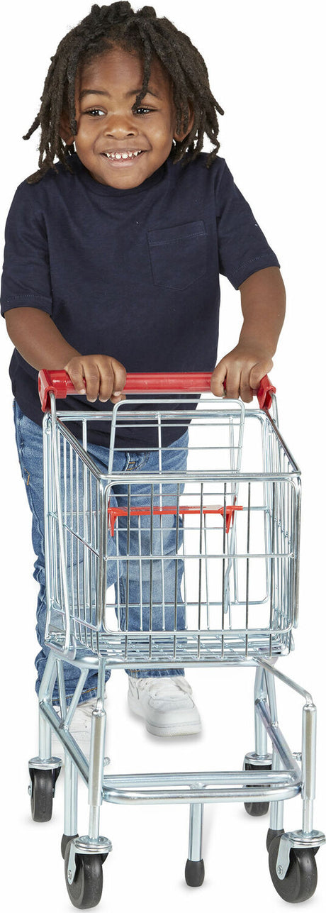 Shopping Cart Toy - Metal Grocery Wagon