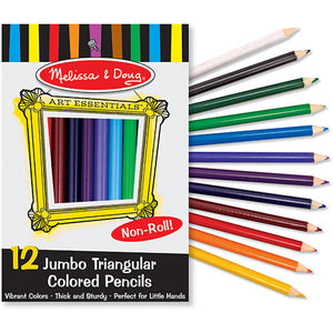 Jumbo Triangular Colored Pencils (set of 12)