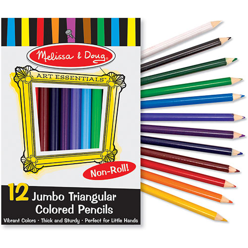 Jumbo Triangular Colored Pencils (set of 12)