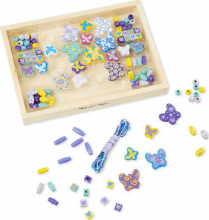 Created by Me! Butterfly Beads Wooden Bead Kit