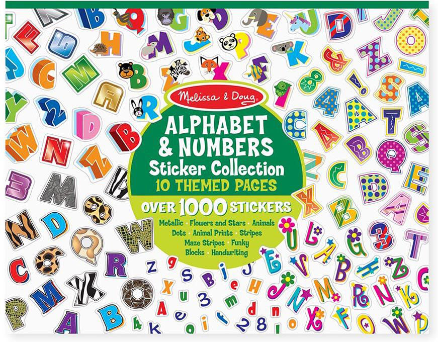 Sticker Collection - Alphabet and Numbers