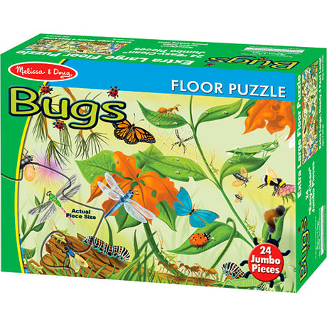 Bugs Floor Puzzle - 24 Pieces