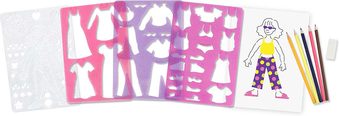 Fashion Fun Stencil Set