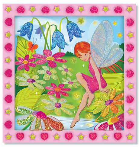 Flower Garden Fairy Peel & Press Sticker by Numbers