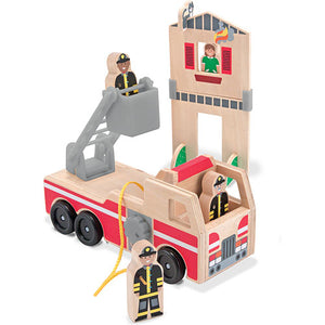 Whittle World  Fire Rescue Play Set